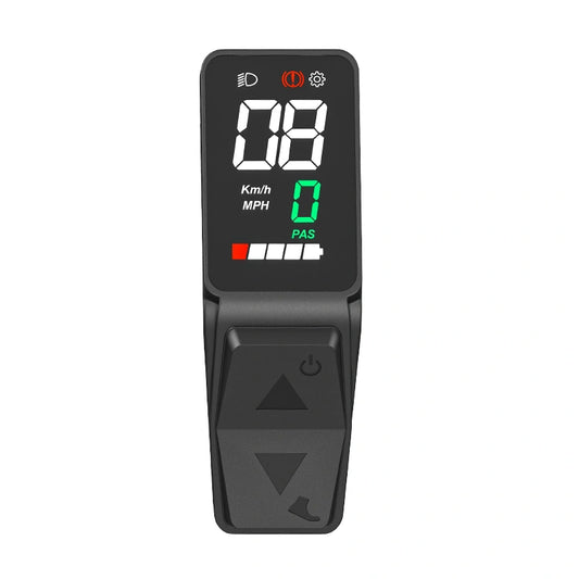 Front view of the official KENOTU K10 e-bike LCD display.
